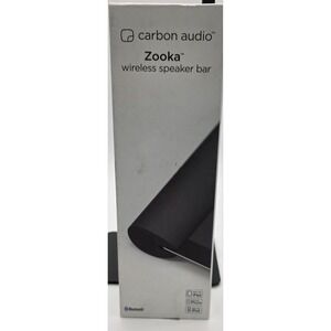 Carbon Audio Zooka Bluetooth Wireless Speaker Bar Black- NEW /‎ OPEN BOX #0131
